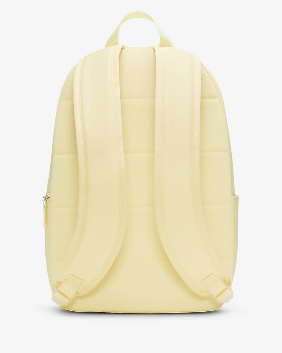 Nike heritage backpack yellow top